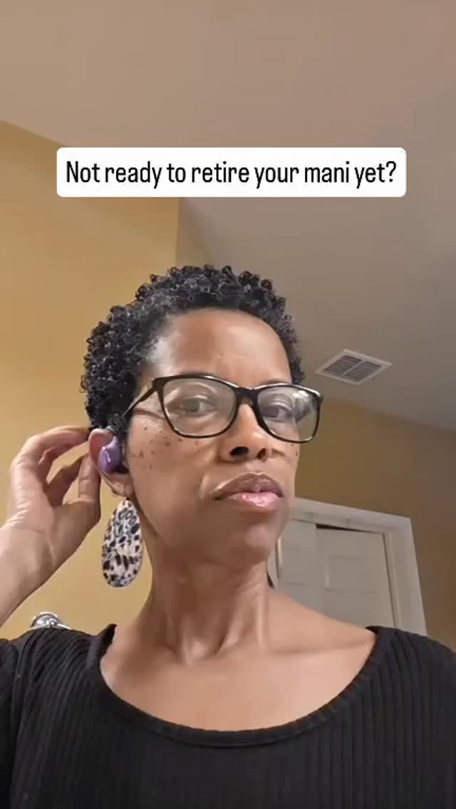 The secret to making my manicure last longer? 
When the tips start growing out and showing wear, I clip them back and file them smooth.

A 2-minute fix that makes a big difference.

How long do you wear your mani?