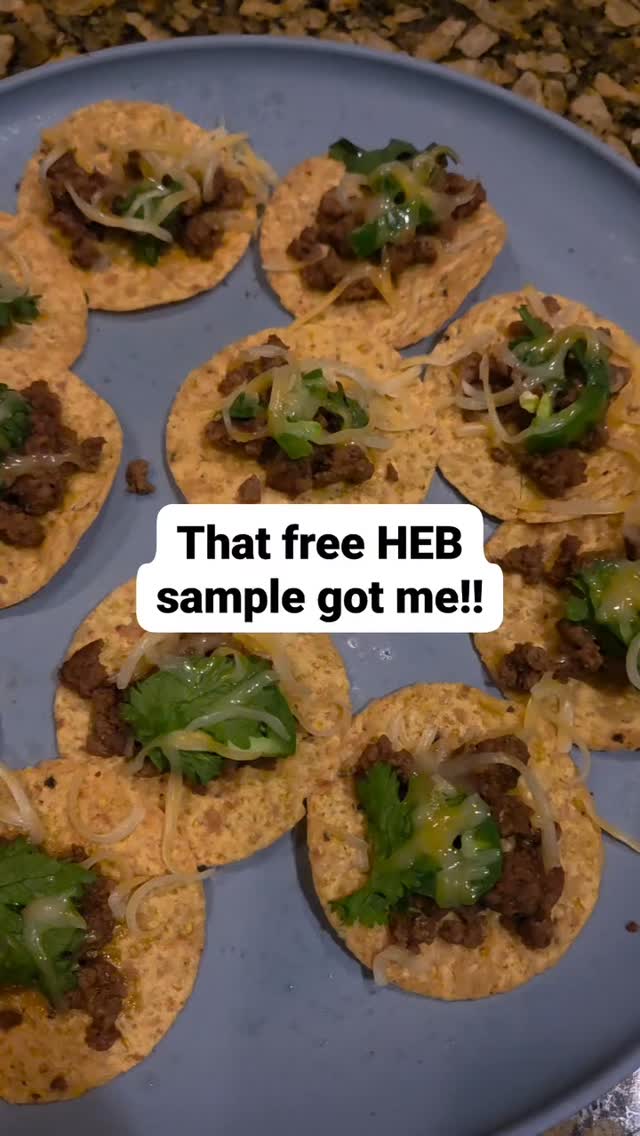 Tried the sample at HEB and had to bring it home!!

When's the last time you shopped at HEB?
