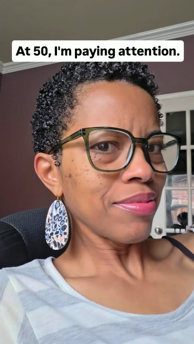 Getting older is inevitable. Taking care of myself along the way is intentional. ❤️